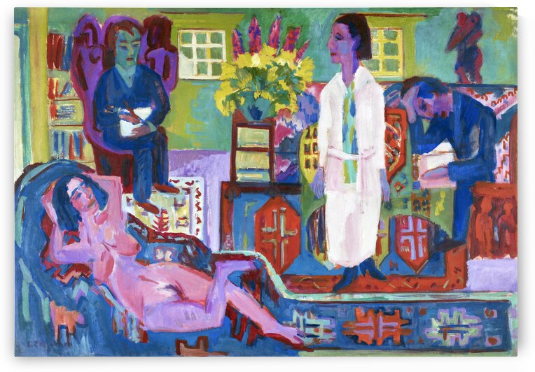 4079 Modern Bohemia 1924 painting in high resolut by artvi