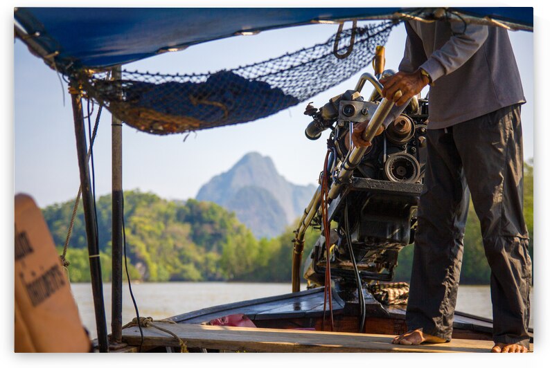 Longboat captain by Taufiq Salahuddin