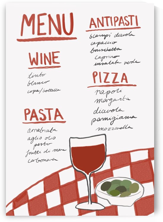 Italian Menu by 1x