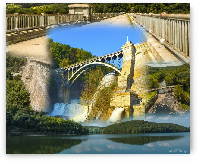 CROTON DAM COLLAGE by Michele Milano Arts