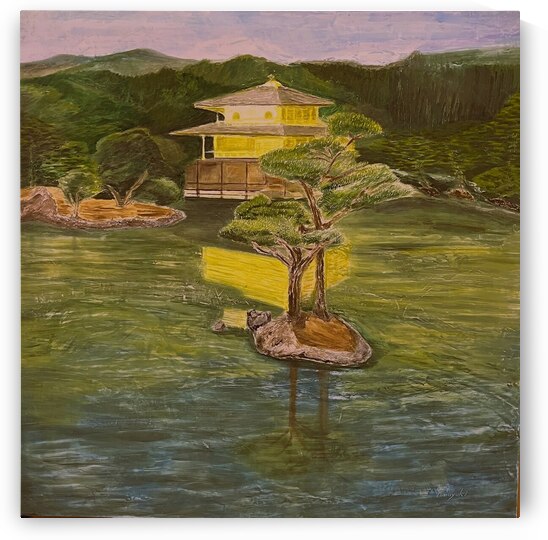 Golden Temple in Kyoto by Tomoyuki Mishimagi