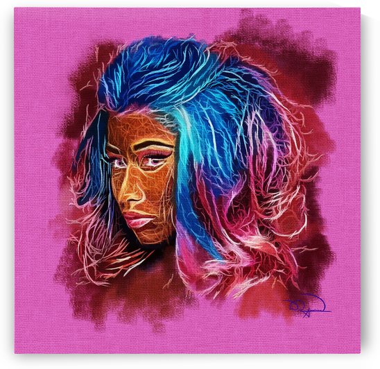 Nicki Minaj Abstracto by Tazmatic
