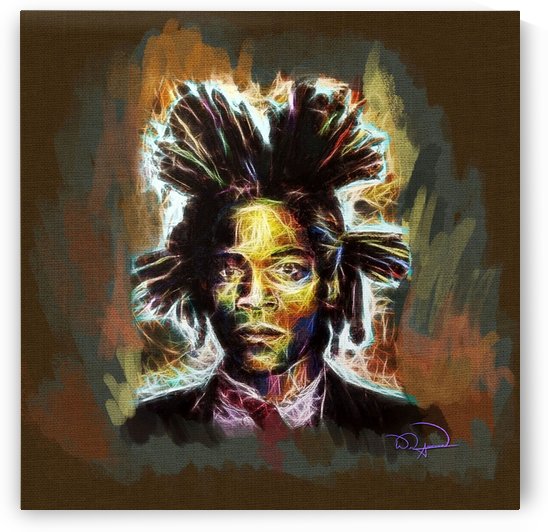 Jean Michel Basquiat Abstracto  by Tazmatic