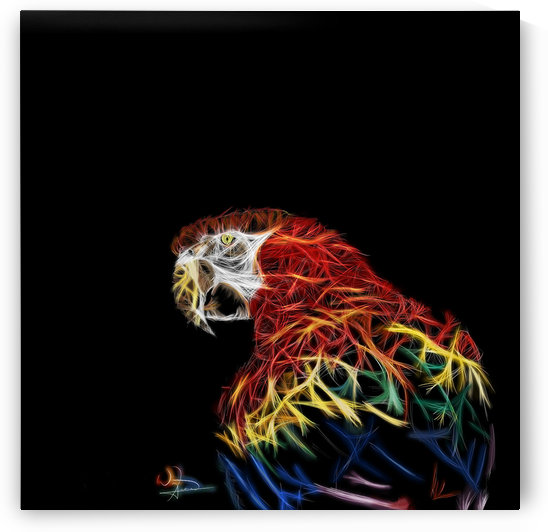 Parrot Abstracto by Tazmatic