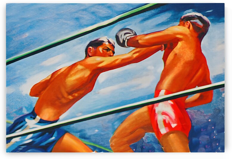 Lon Keller Boxing Art by Row One Brand