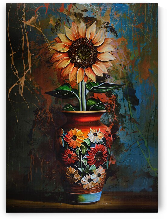 Abstract Sunflower by Andrzej Szczerski