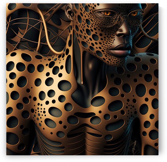 Cheetah Man gigapixel art scale 4 00x by Valeda Williams