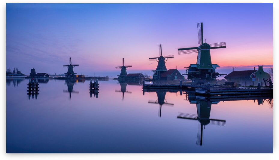 Zaanse Schans Windmills by Dutch Photographer