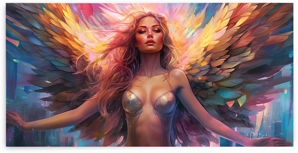 Angel of Unity - InfiniteCanvasAi by Mike Baker
