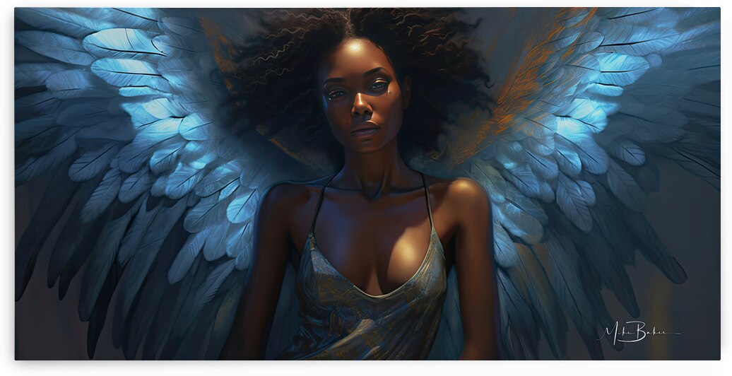 Angel of Valor - InfiniteCanvasAi   by Mike Baker