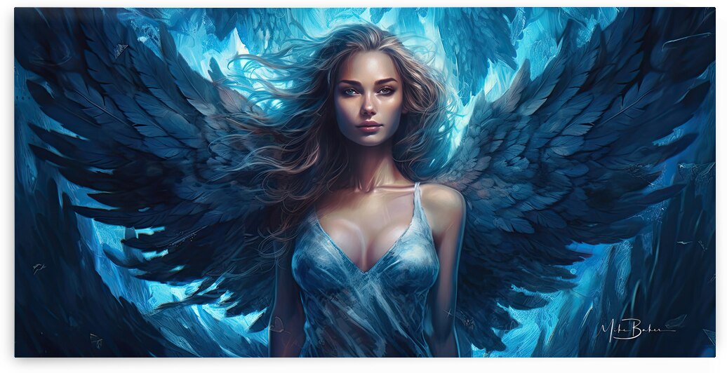 Angel of Justice - InfiniteCanvasAi  by Mike Baker