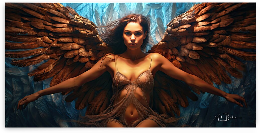 Angel of Solitude - Infinite Canvas Ai by Mike Baker