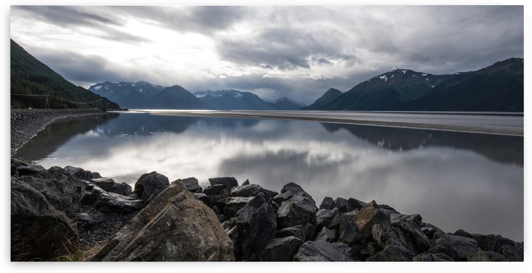  DSC0447 turnagain point reflected 16x32 by Phillip A Snider Photography