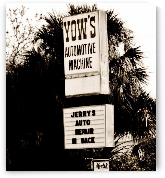 Vintage Sign by Cameron Young