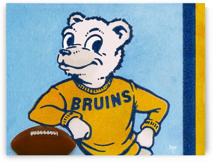 1987 UCLA Football Ticket Remix by Row One Brand