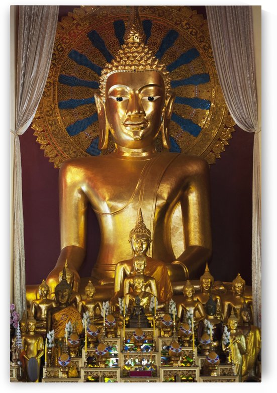 Buddhist Statue In Wat Phra Singh Temple; Chiang Mai, Thailand by PacificStock