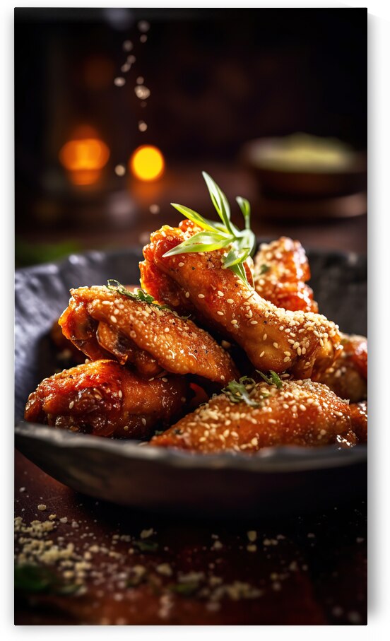 Crispy chicken wings Juicy Succulence by Carlos Castilla