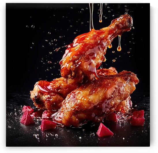 chicken wings dripping by Carlos Castilla