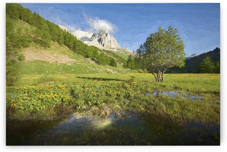 French Alps Valley by Images By Jon Evan