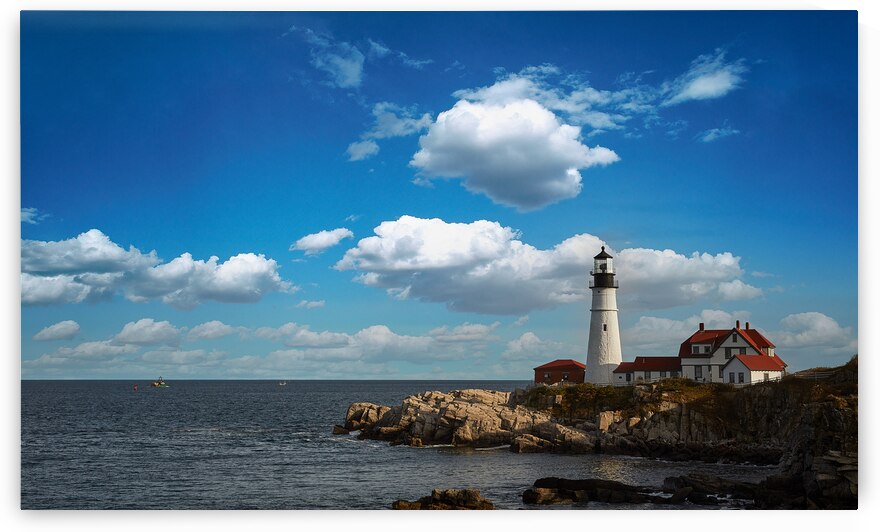 Nubble  Light house in Maine by Images By Jon Evan