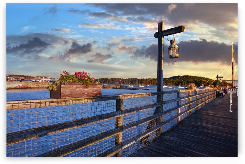Pier in Maine by Images By Jon Evan