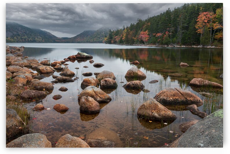 Cloudy Jordan Pond by Images By Jon Evan