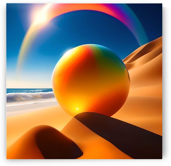 Beach Ball Synesthsesia by Bill Swartwout Photography