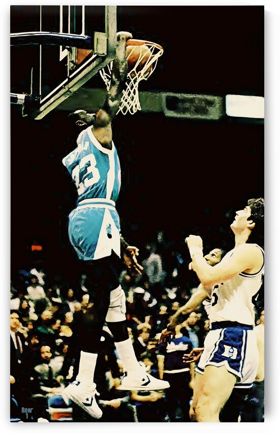 Michael Jordan Dunk Against Duke by Row One Brand