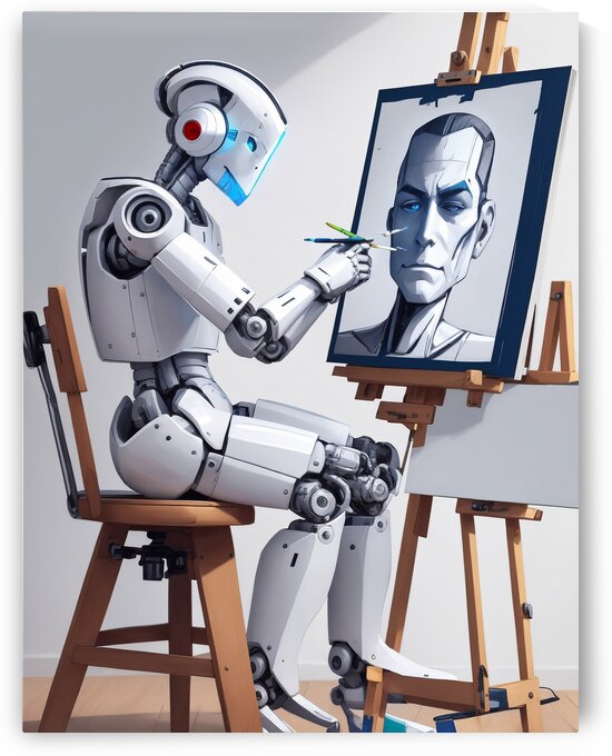 Robot Painter by vintagesupreme