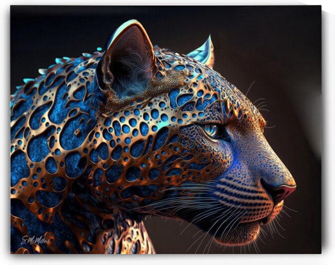 Metal Jaguar by Susanne McMillan Art