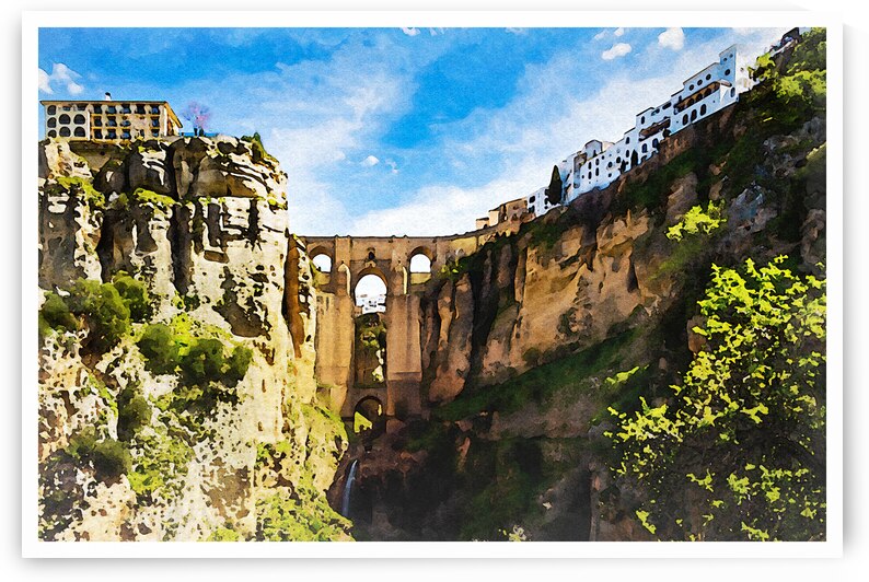 Picturesque Charm of Ronda - C1804 2905 WAT by JordiCarrio