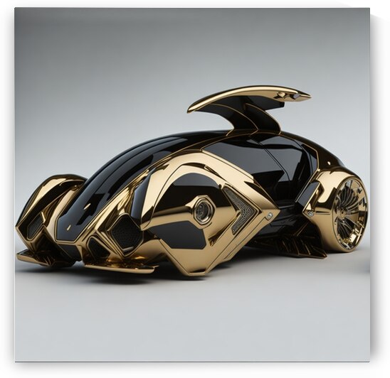 Futuristic pop art design of a beautiful car by Sanisense Concept