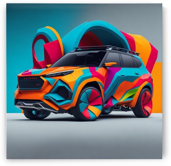 Pop art car design by Sanisense Concept