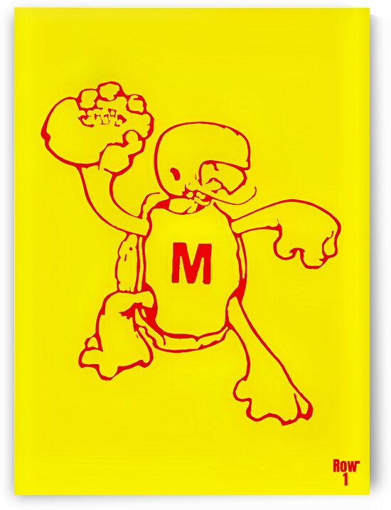 1978 Maryland Football Art by Row One Brand