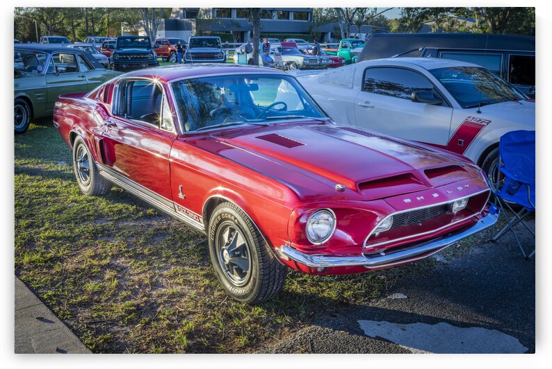 1967 Red Ford Shelby Mustang GT350  2 by Rich Franco