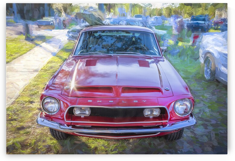 1967 Red Ford Shelby Mustang GT350  6 by Rich Franco