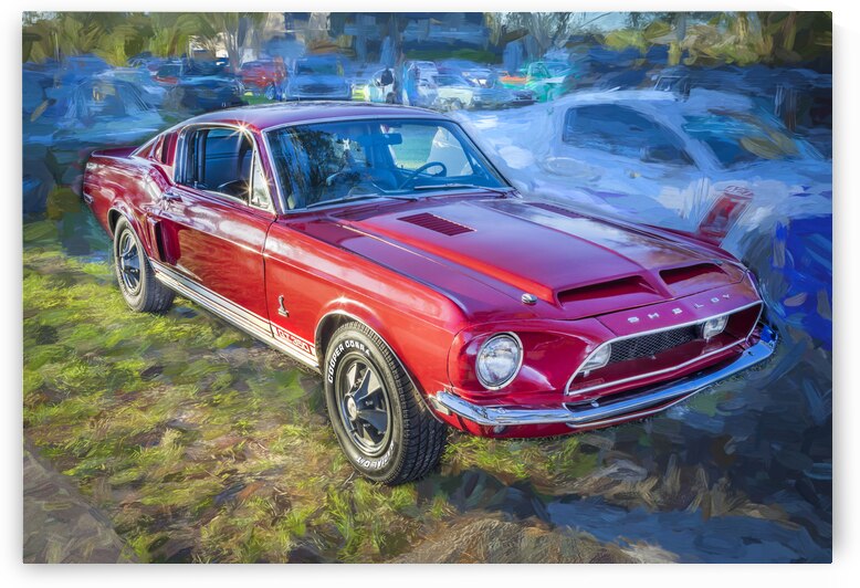 1967 Red Ford Shelby Mustang GT350  8 by Rich Franco