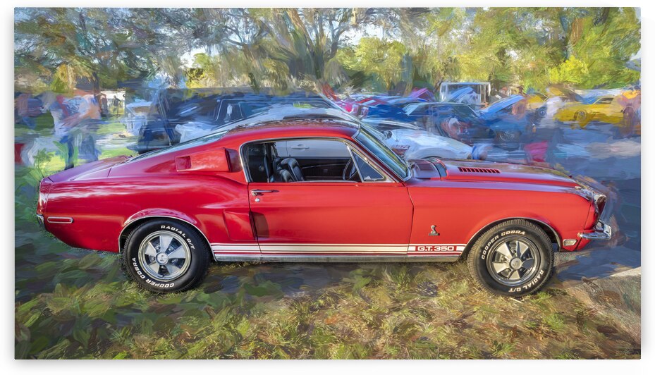 1967 Red Ford Shelby Mustang GT350  10 by Rich Franco