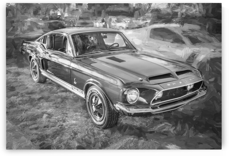 1967 Red Ford Shelby Mustang GT350  11 by Rich Franco