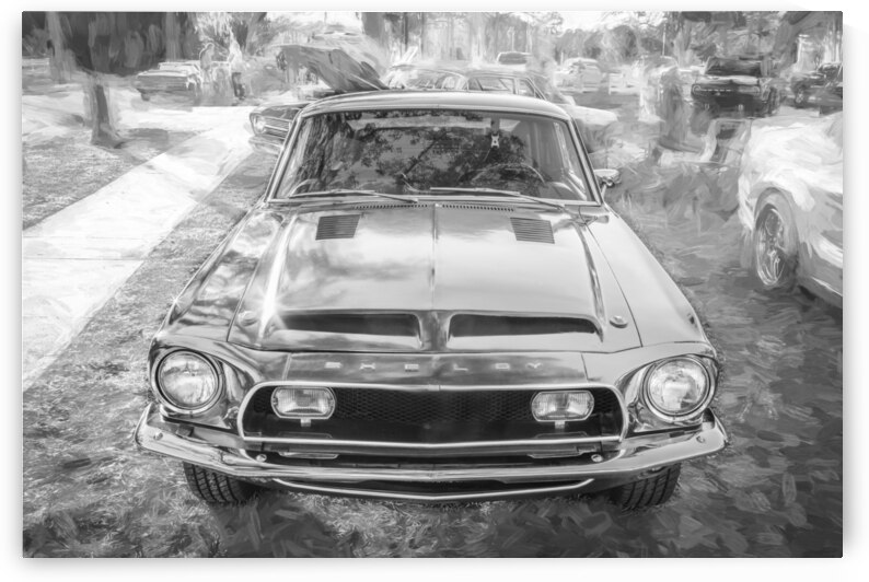 1967 Red Ford Shelby Mustang GT350  14 by Rich Franco