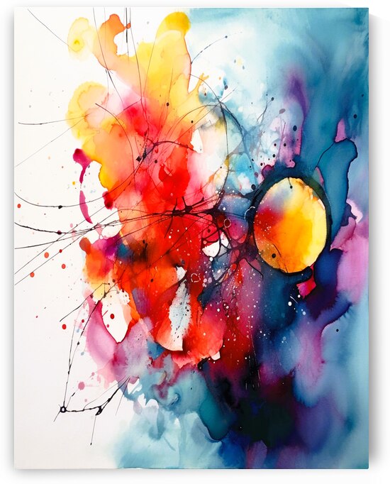 Abstract wall art for living room by Aroness