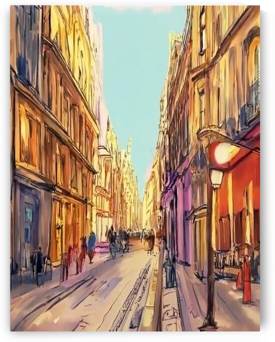 Peinture muraleFresque Trompe l oil Graffiti Str by Aroness