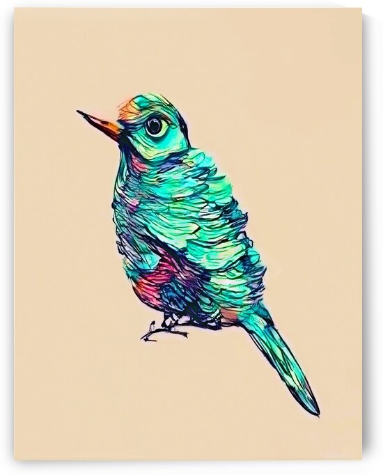 bird in the forest by Aroness