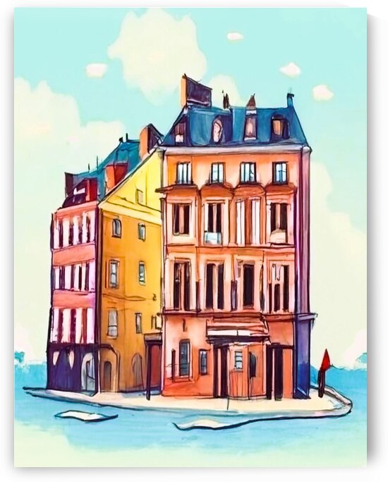 My beautiful building in Paris by Aroness