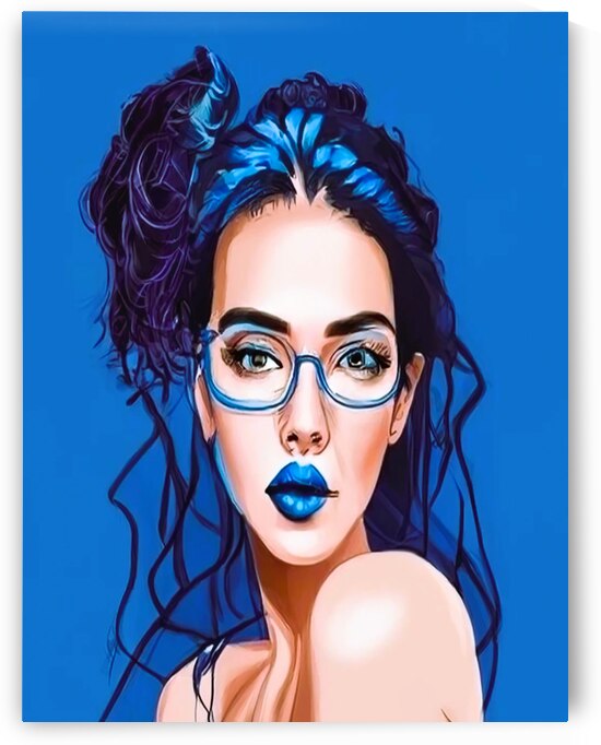 A French woman -Modern  wall art  by Aroness