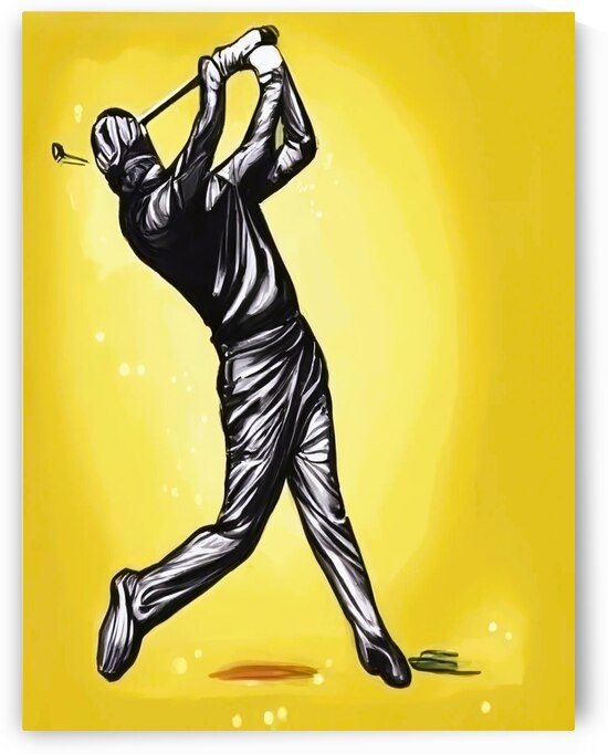 Modern golf player by Aroness