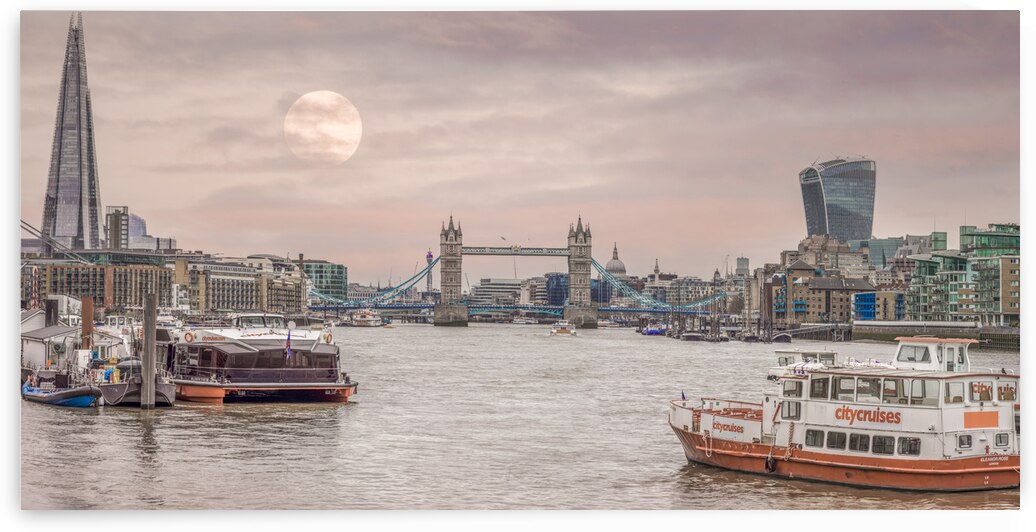 Spectacular Evening Skyline by Assaf Frank