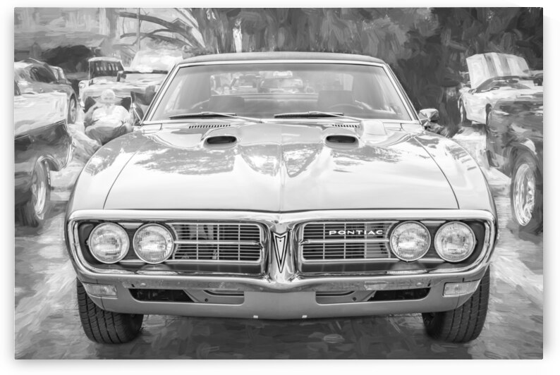 1968 Gold Pontiac Firebird 400 X 5 by Rich Franco