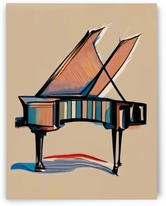 Modern Piano Painting by Aroness