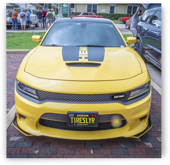2018 Yellow Dodge Charger Daytona X 2 by Rich Franco